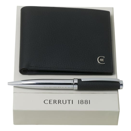 Zestaw upominkowy Cerruti 1881 długopis i portfel - NLM711A + NSU7114A Inna marka
