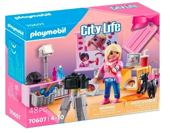 Zestaw upominkowy z figurką City Life 70607 Social Media Star Playmobil
