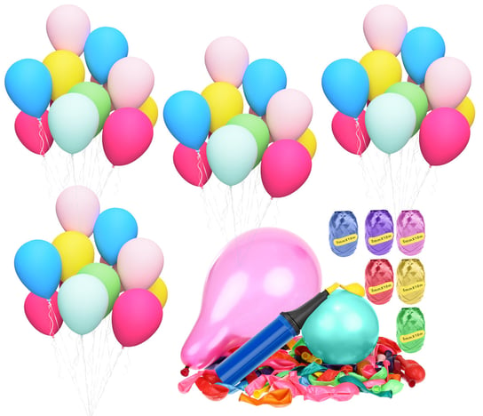 Zestaw urodzinowo-imprezowy, balony i akcesoria Iso Trade