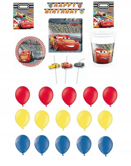 Zestaw Urodzinowy Cars 3 Samochody Inna marka