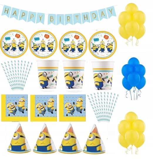 Zestaw Urodzinowy Minions Minionki Inna marka