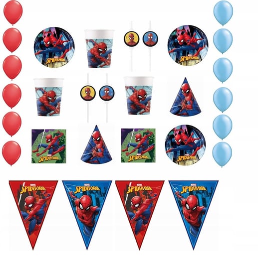 Zestaw urodzinowy Spiderman Spidermen Inna marka