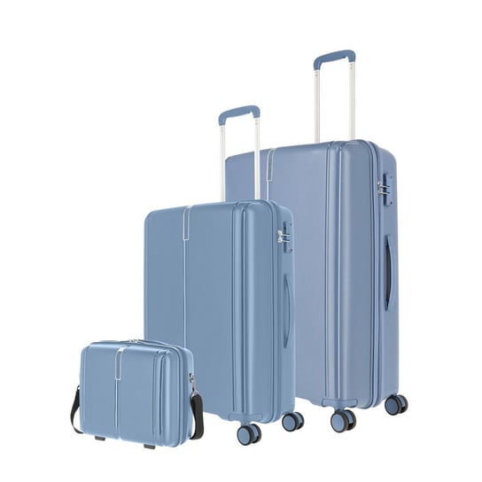 Zestaw walizek + kufer TRAVELITE VAKA 76442-25 Niebieskie Travelite