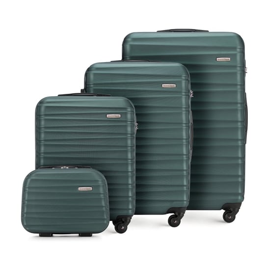 Zestaw walizek z ABS-u z żebrowaniem 56-3A-31K-85 WITTCHEN