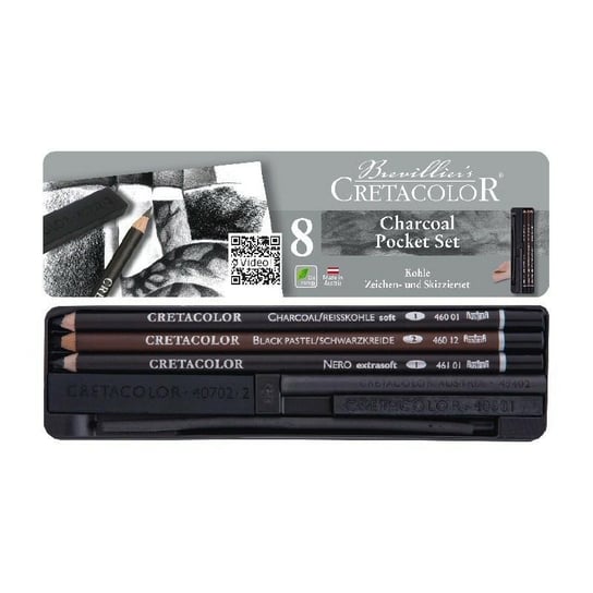 Zestaw Węgli Charcoal Pocket Set 8Szt    Cretacolor Inna marka