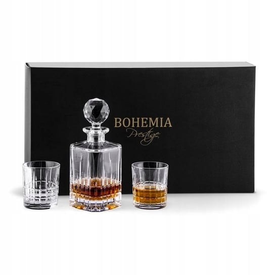 Zestaw Whisky Karafka Szklanki Bohemia Herman 1+6 BOHEMIA