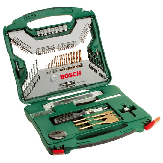 Zestaw wierteł + końcówki BOSCH x-line, 100 części 2607019330 Bosch