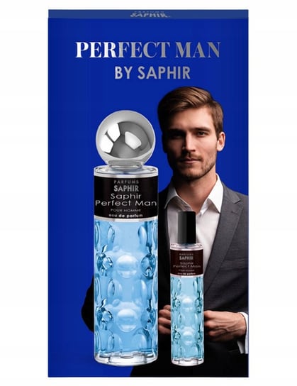 Zestaw woda perfumowana Saphir Perfect Man 200 ml + 30 ml dla mężczyz EDP Saphir