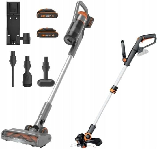 Zestaw Worx Odkurzacz Pionowy Wx038 + Podkaszarka Akumulatorowa Wg163E.9 WORX