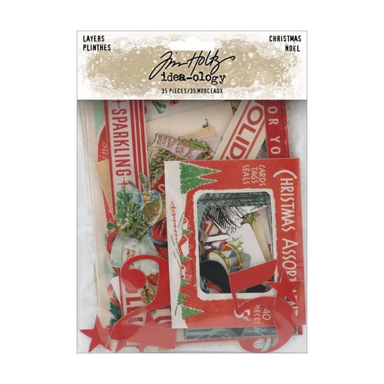 Zestaw wyciętych elementów Tim Holtz Idea-ology - CHRISTMAS LAYERS 35 szt. Tim Holtz