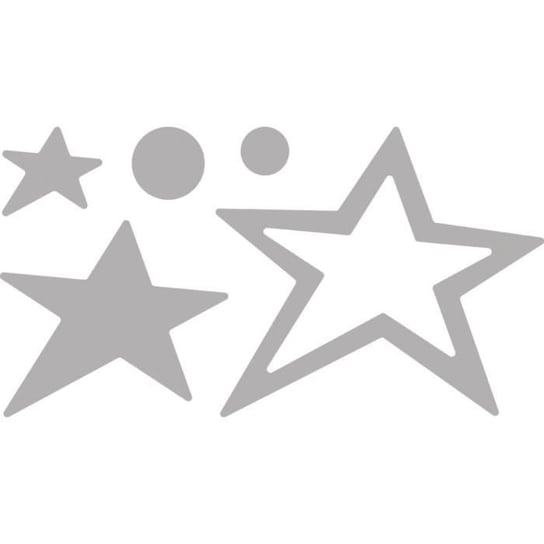 Zestaw wykrojników kieszonkowych Stars&Circles „głębokie krawędzie”, 1-6,8 x 1-6cm, woreczek z zakładkami 4szt Inna marka