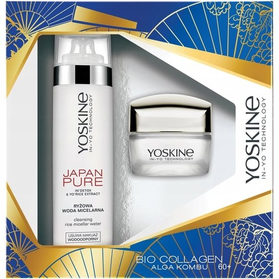 Zestaw Yoskine Bio Collagen Krem na dzień 60+ i Płyn micelarny Japan Pure Yoskine