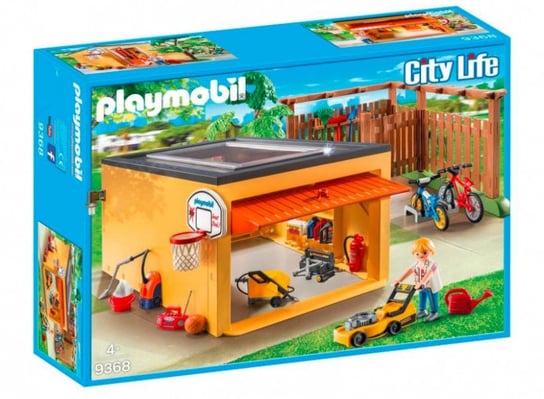 Zestaw z figurką City Life 9368 Garaż z miejscem na rower Playmobil