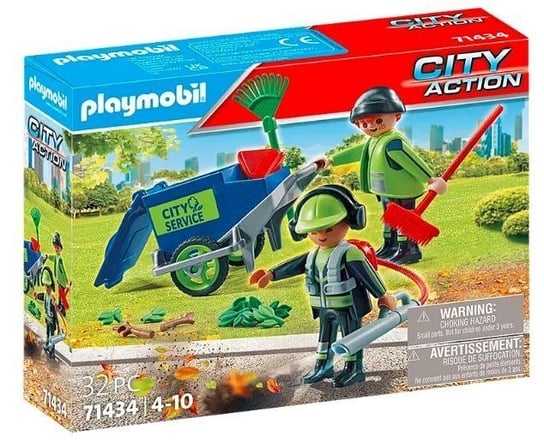 Zestaw z figurkami City Action 71434 Zespół sprzatający miasto Playmobil