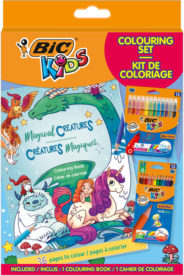 Zestaw Z Kolorowanką Bic Kids Igloo Colouring Set Cfp+Cp BIC