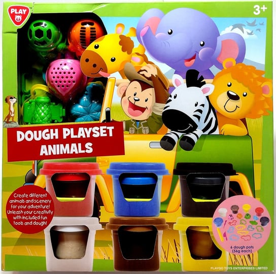 Zestaw z masą plastyczną Playgo- Zwierzęta Play&Go