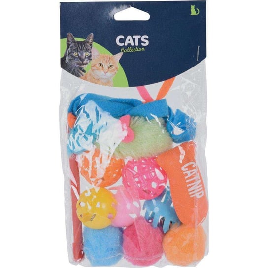 Zestaw ZABAWEK DLA KOTA kocie zabawki 12 sztuk CATS Collection