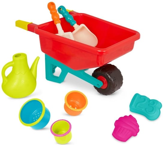 Zestaw Zabawek Outdoorowych Z Taczką I Konewką Dla Dzieci Wheelbarrow Wonders B.Toys B.Toys