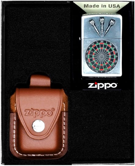 Zestaw Zapalniczka ZIPPO DARTBOARD EMBLEM Prezentowy No4 Zippo