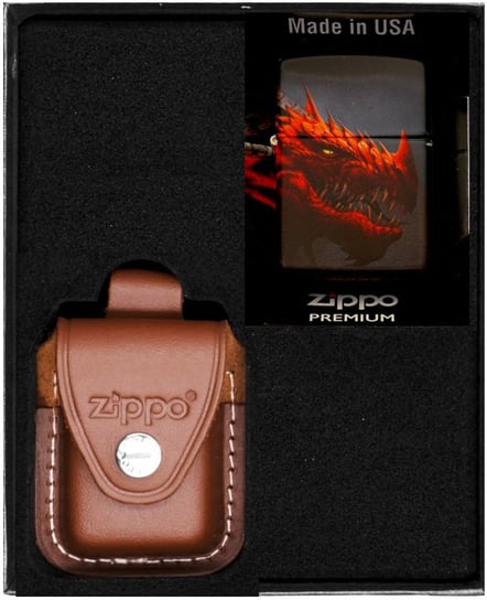 Zestaw Zapalniczka ZIPPO DRAGON DESIGN Prezentowy No4 Zippo