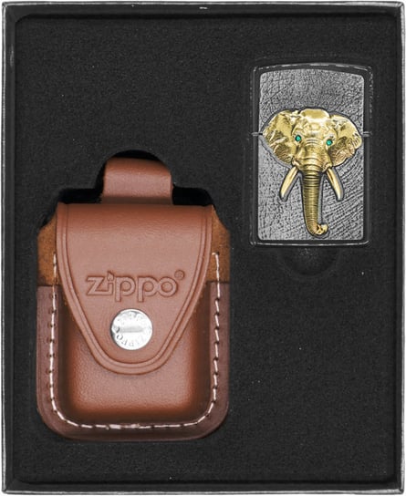 Zestaw Zapalniczka ZIPPO ELEFANT TRI COLOUR Prezentowy No4 Zippo