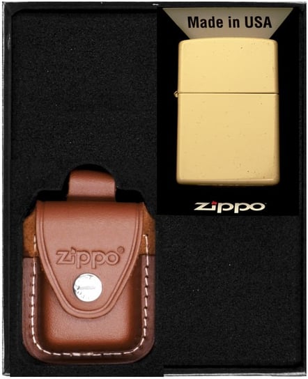 Zestaw Zapalniczka ZIPPO FLAT SAND Box No4 Zippo