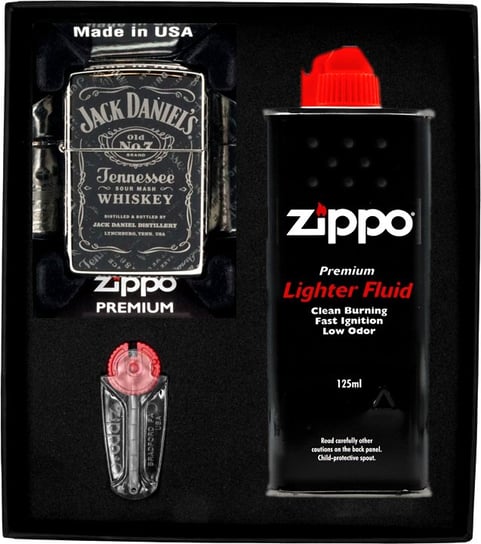 Zestaw Zapalniczka ZIPPO JACK DANIELS DESIGN Prezentowy No1 Zippo