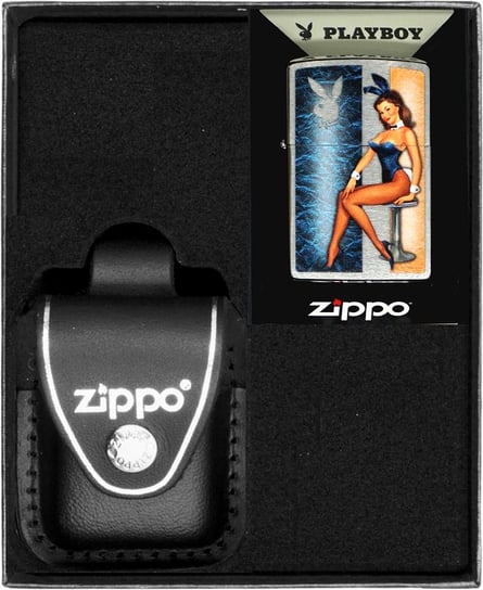 Zestaw Zapalniczka ZIPPO PLAYBOY DESIGN 2 Prezentowy No3 Zippo USA