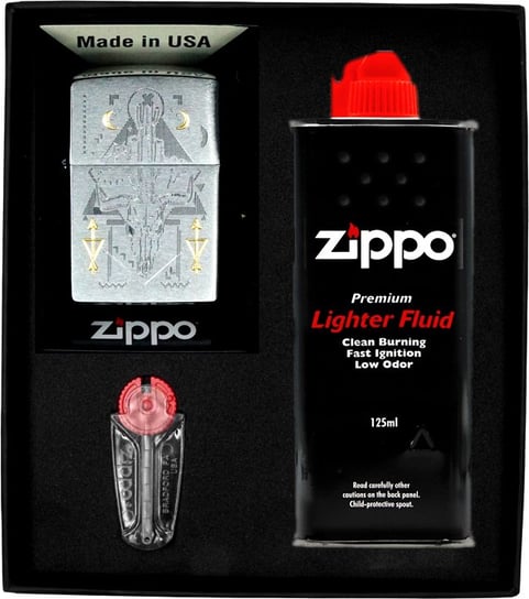 Zestaw Zapalniczka ZIPPO TREASURE BOND AUTO Prezentowy No1 Zippo