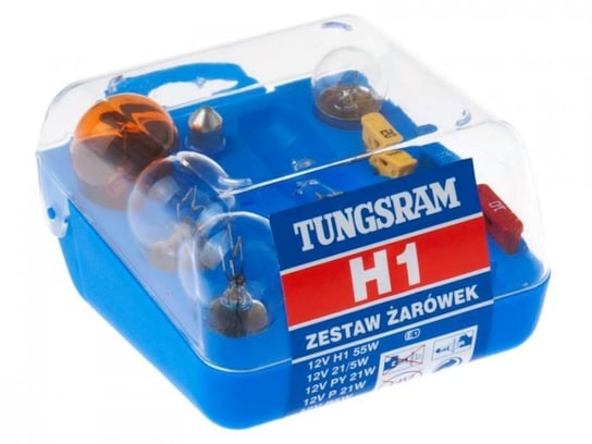 Zestaw żarówek i bezpieczników Tungsram H1, 10 elementów TUNGSRAM