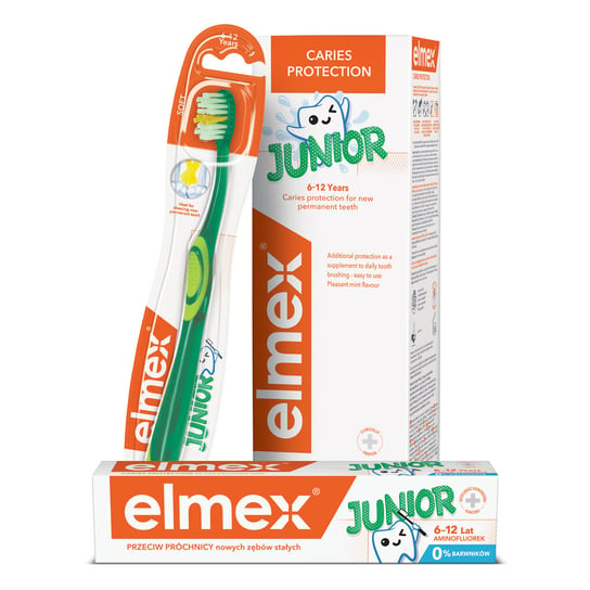 Zestaw Zestaw elmex JUNIOR dla dzieci 6-12 lat Elmex
