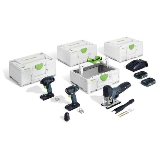 Zestaw zestawu bezprzewodowego FESTOOL - TID 18 + TXS 18 + PSC 420 + TB M 137 - 578026 Festool