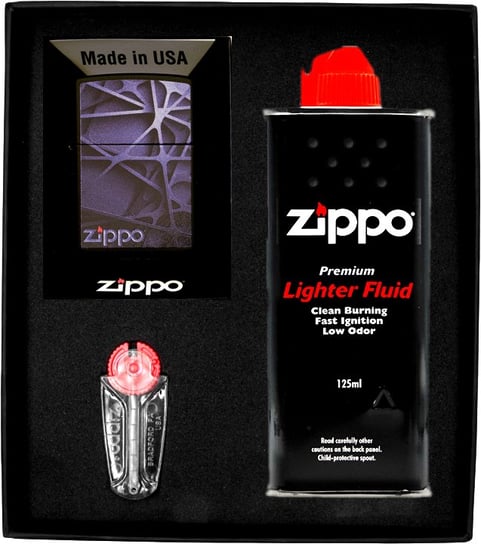 Zestaw ZIPPO BLACK ABSTRACT DESIGN*nr1 Zippo