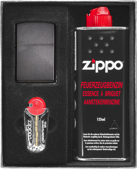 Zestaw ZIPPO BLACK ICE prezentowy Zippo