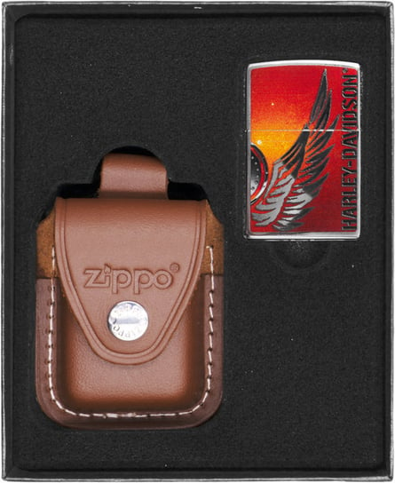 Zestaw ZIPPO CHROME HIGH POLISHED nr4 prezentowy Zippo