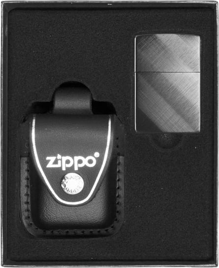 Zestaw ZIPPO DIAGONAL WAVE prezentowy Zippo