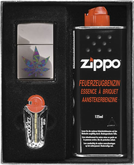 Zestaw ZIPPO FUNKY CANNABIS prezentowy Zippo