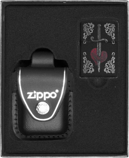 Zestaw ZIPPO HEART DAGGER TATTO prezentowy Zippo