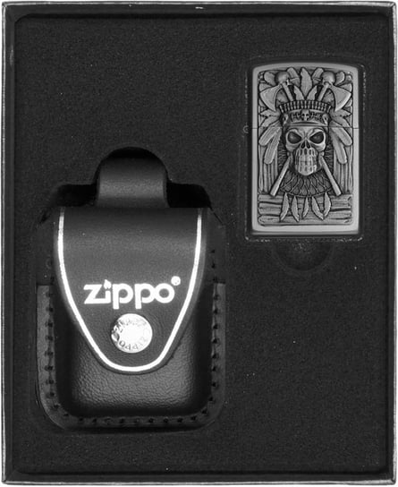 Zestaw ZIPPO INDIAN SKULL prezentowy Zippo
