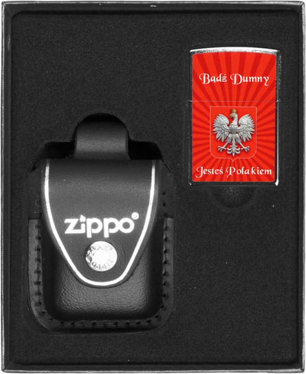 Zestaw ZIPPO JESTEŚ POLAKIEM prezentowy Zippo