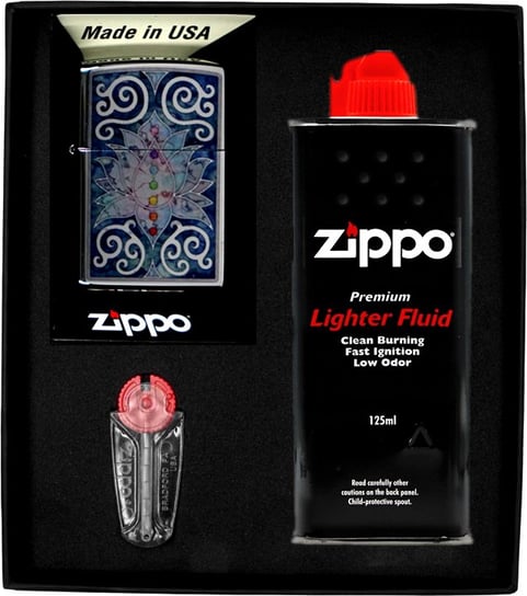 Zestaw ZIPPO LOTUS FLOWER DESIGN prezentowy*nr1 Zippo USA