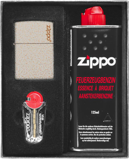 Zestaw ZIPPO MERCURY GLASS LOGO prezentowy Zippo