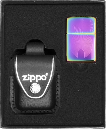 Zestaw ZIPPO RAINBOW FLAME  prezentowy Zippo