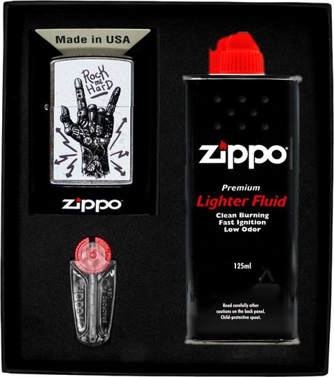 Zestaw ZIPPO ROCK HAND prezentowy*nr1 Zippo USA