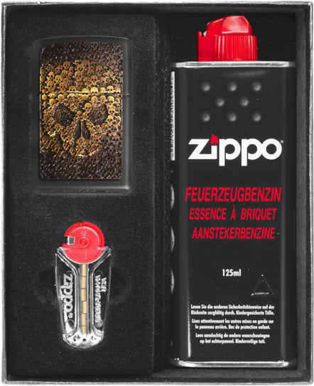 Zestaw ZIPPO SKULL IN SKULL prezentowy Zippo