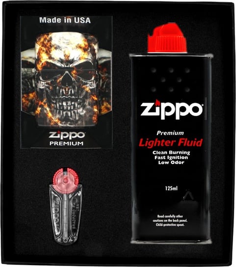 Zestaw ZIPPO SMOKEY SKULL DESIGN prezentowy*nr1 Zippo USA