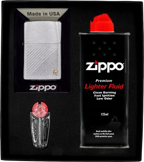 Zestaw ZIPPO STRIPE FLAME prezentowy*nr1 Zippo USA