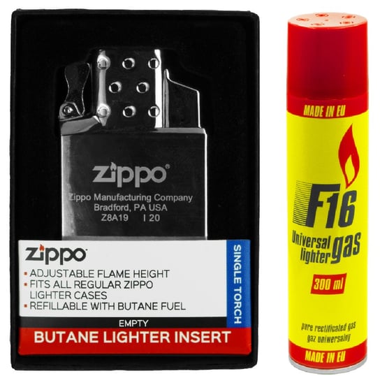 ZESTAW ZIPPO WKŁAD 1 JET+GAZ F16 300ml* Zippo