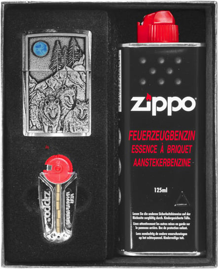 Zestaw ZIPPO WOLF PACK EMBLEM prezentowy Zippo