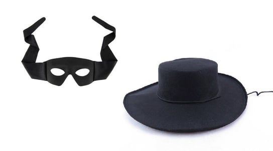 Zestaw Zorro Kapelusz plus Maska 2el MK241 Inna marka